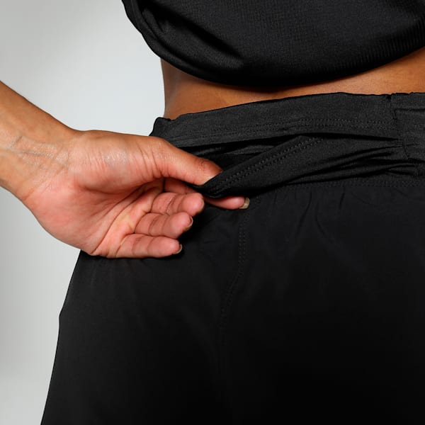 RUN EVOLVE Women's Woven 4" Running Shorts, PUMA Black, extralarge-IND